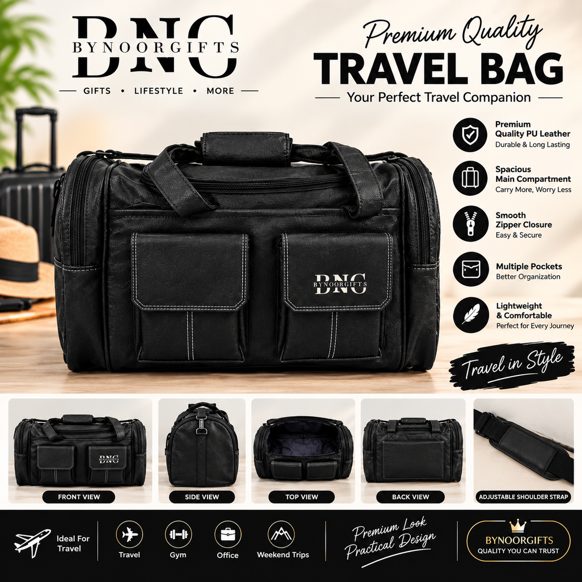 Premium Travel Duffel Bag